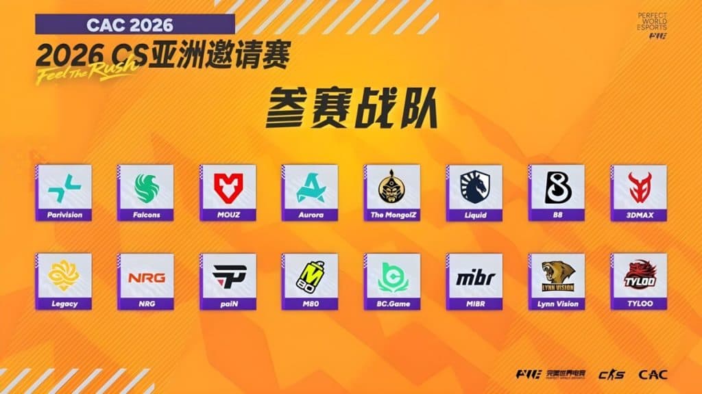 CS Asia Championships 2026: The MongolZ 1 сая ам.долларын төлөө Шанхайд тулалдана 2 CS Asia Championships 2026: The MongolZ 1 сая ам.долларын төлөө Шанхайд тулалдана