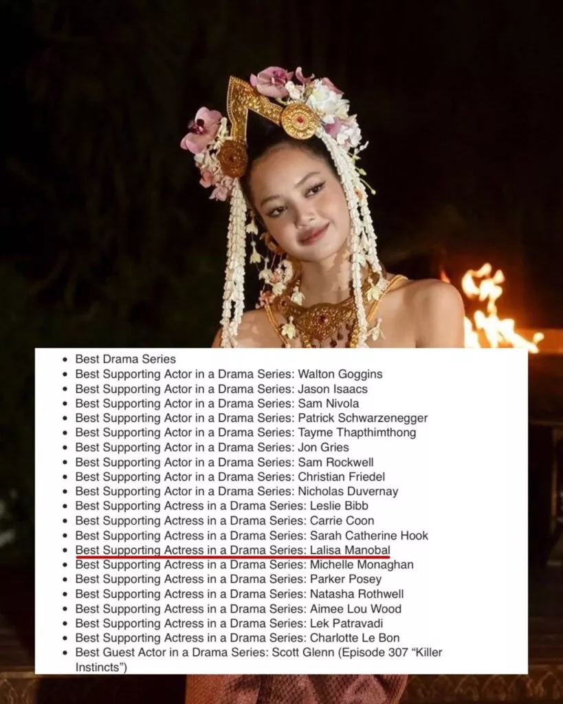 “Blackpink”-ийн Lisa “Emmy Awards”-т нэр дэвшиж, кино урлагт хүч үзэж байна 142 “Blackpink”-ийн Lisa “Emmy Awards”-т нэр дэвшиж, кино урлагт хүч үзэж байна