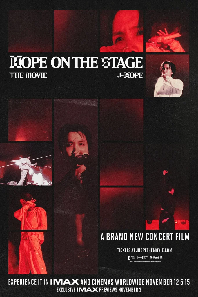 j-hope “HOPE ON THE STAGE THE MOVIE” кино 11-р сард дэлхий даяар нээлтээ хийнэ