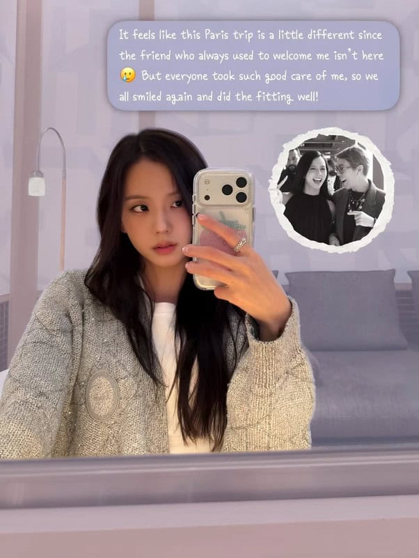 Jisoo Парист буцаж ирэхдээ дотнын хүнээ үгүйлж буйгаа хуваалцлаа